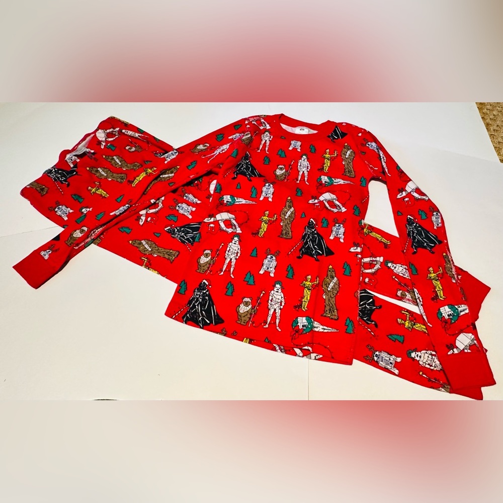 Hanna Andersson Disney Christmas Star Wars Long John Pajamas Size: 160 (14-16)
